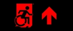 Accessible Exit Sign Project Wheelchair Wheelie Man Symbol Accessible Means of Egress Icon Exit Sign 111