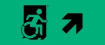 Accessible Exit Sign Project Wheelchair Wheelie Man Symbol Accessible Means of Egress Icon Exit Sign 34