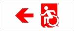 Accessible Exit Sign Project Wheelchair Wheelie Man Symbol Accessible Means of Egress Icon Exit Sign 70