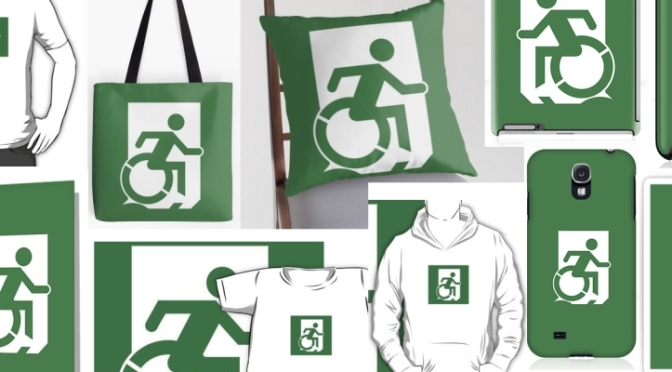 Accessible Means of Egress Exit Sign Merchandise