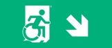 Accessible Exit Sign Project Wheelchair Wheelie Man Symbol Accessible Means of Egress Icon Exit Sign 10