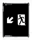 Running Man Fire Safety Exit Sign Emergency Evacuation Apple iPad Tablet Case 120