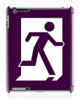 Running Man Fire Safety Exit Sign Emergency Evacuation Apple iPad Tablet Case 157