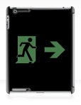 Running Man Fire Safety Exit Sign Emergency Evacuation Apple iPad Tablet Case 2