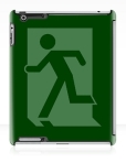 Running Man Fire Safety Exit Sign Emergency Evacuation Apple iPad Tablet Case 34
