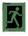 Running Man Fire Safety Exit Sign Emergency Evacuation Apple iPad Tablet Case 47