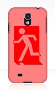 Running Man Fire Safety Exit Sign Emergency Evacuation Samsung Galaxy Mobile Phone Case 1