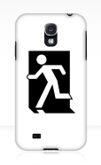 Running Man Fire Safety Exit Sign Emergency Evacuation Samsung Galaxy Mobile Phone Case 104