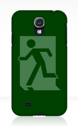 Running Man Fire Safety Exit Sign Emergency Evacuation Samsung Galaxy Mobile Phone Case 121