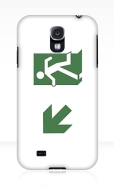 Running Man Fire Safety Exit Sign Emergency Evacuation Samsung Galaxy Mobile Phone Case 17