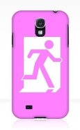 Running Man Fire Safety Exit Sign Emergency Evacuation Samsung Galaxy Mobile Phone Case 2