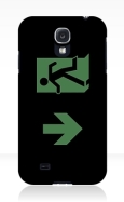 Running Man Fire Safety Exit Sign Emergency Evacuation Samsung Galaxy Mobile Phone Case 32