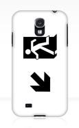 Running Man Fire Safety Exit Sign Emergency Evacuation Samsung Galaxy Mobile Phone Case 44