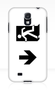 Running Man Fire Safety Exit Sign Emergency Evacuation Samsung Galaxy Mobile Phone Case 46