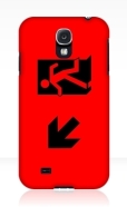 Running Man Fire Safety Exit Sign Emergency Evacuation Samsung Galaxy Mobile Phone Case 57