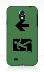 Running Man Fire Safety Exit Sign Emergency Evacuation Samsung Galaxy Mobile Phone Case 61