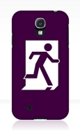 Running Man Fire Safety Exit Sign Emergency Evacuation Samsung Galaxy Mobile Phone Case 96