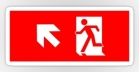 Running Man Fire Safety Exit Sign Emergency Evacuation Sticker Decals 33