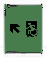 Accessible Exit Sign Project Wheelchair Wheelie Running Man Symbol Means of Egress Icon Disability Emergency Evacuation Fire Safety iPad Case 33
