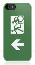 Accessible Exit Sign Project Wheelchair Wheelie Running Man Symbol Means of Egress Icon Disability Emergency Evacuation Fire Safety iPhone Case 7