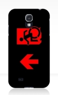 Accessible Exit Sign Project Wheelchair Wheelie Running Man Symbol Means of Egress Icon Disability Emergency Evacuation Fire Safety Samsung Galaxy Case 122
