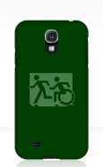 Accessible Exit Sign Project Wheelchair Wheelie Running Man Symbol Means of Egress Icon Disability Emergency Evacuation Fire Safety Samsung Galaxy Case 31