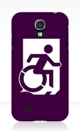 Accessible Exit Sign Project Wheelchair Wheelie Running Man Symbol Means of Egress Icon Disability Emergency Evacuation Fire Safety Samsung Galaxy Case 41