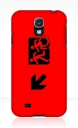 Accessible Exit Sign Project Wheelchair Wheelie Running Man Symbol Means of Egress Icon Disability Emergency Evacuation Fire Safety Samsung Galaxy Case 53