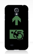 Accessible Exit Sign Project Wheelchair Wheelie Running Man Symbol Means of Egress Icon Disability Emergency Evacuation Fire Safety Samsung Galaxy Case 93