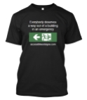 Accessible Exit Sign Project T-Shirt