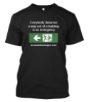 Accessible Exit Sign Project T-Shirt
